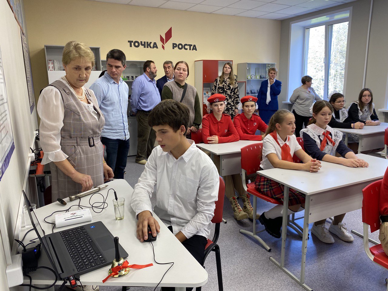 Открытие центра Точка Роста в МОУ Ильинской основной общеобразовательной школе имени Подольских Курсантов